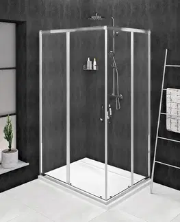 Sprchové dvere GELCO - SIGMA SIMPLY obdĺžniková sprchová zástena 1200x1100 L/P varianta, rohový vstup GS2112-02