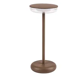 Lampy Rabalux 77089 - LED Stmievateľná vonkajšia lampa KONIN LED/6W/5V IP44 hnedá 77089