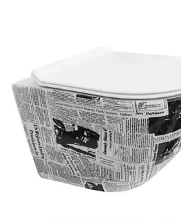 Sanitárna keramika Závesná WC misa Paper