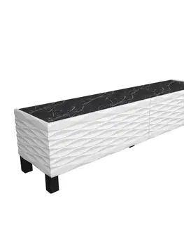 TV stolíky TV stolík Lerze - White, Black