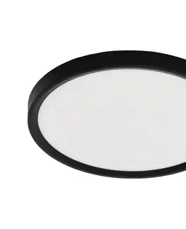 Svietidlá Fulgur s-42587-LED Stropné sviet. so senz. NOMY-S 24W/230V 3000/4000/6000K IP40 čierna s-42587