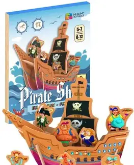 3D puzzle 3D Creative Drevené 3D puzzle Pirátska loď