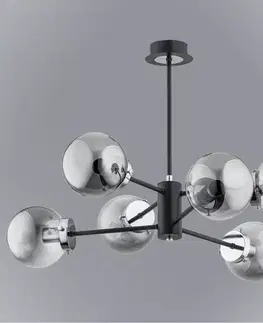 Lampy do obývačky Lampa Krab black 62117 LW6