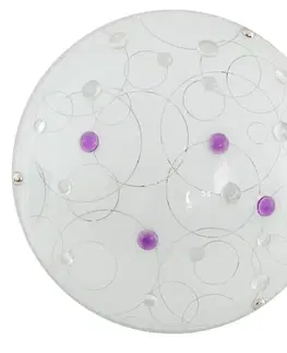 Stropná svetla Stropné svietidlo Astro, LED, fialové, 3000K