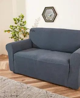 Prehozy 4Home Napínací vodeodolný poťah na kreslo Magic clean tmavosivá, 75 - 95 cm