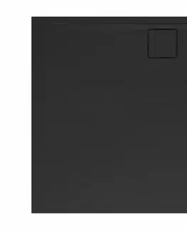 Vane Sprchová vanička obdĺžniková SAT Vision 120x80 cm liaty mramor čierna SATSVVI12080C SATSVVI12080C