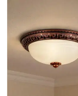 Svietidlá BRILAGI - Stropné svietidlo FRESCO 2xE27/40W/230V Ø 30 cm medené BRSX6095/2C/M