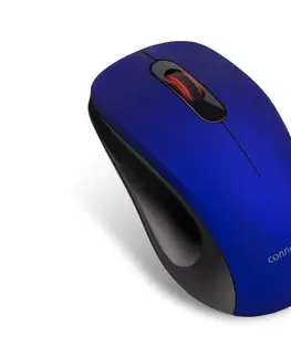 Klávesnice a myši CONNECT IT CMO-2230-BL - Bezdrôtová tichá myš MUTE 1200 DPI 1xAA čierna/modrá CMO-2230-BL