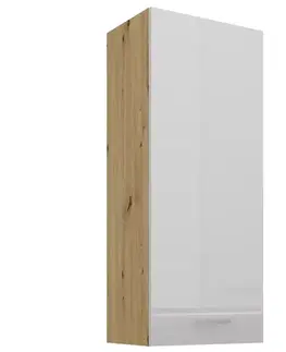 Kuchynské skrinky visiace Skrinka do kuchyne artisan biely 45G-108 1F