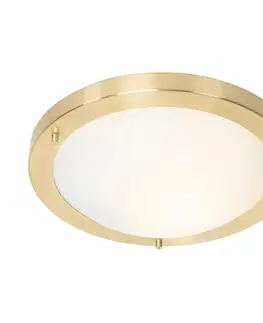 Vonkajšie stropné svietidlá Moderné stropné svietidlo zlaté 31 cm IP44 - Yuma