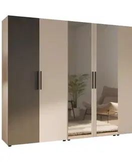 Šatníkové skrine Skriňa Moduklix Set 28 Piesok/Dub Cabezone