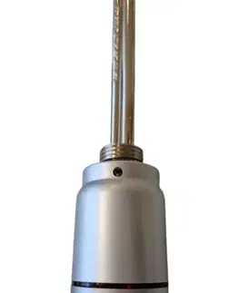 Radiátory do kúpeľne OLSEN SPA - Vykurovacia tyč s termostatom - Farba vykurovacie tyče - Chróm - matný, Výkon vykurovacie tyče - 1200 W RADPST462