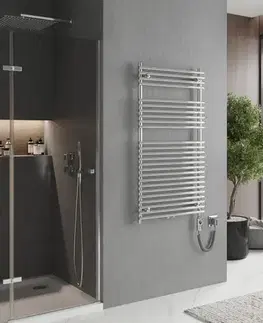 Radiátory do kúpeľne MEXEN/S - Sol radiátor + vykurovacia tyč 1200 x 600 mm, 600 W, chróm W125-1200-600-2600-01