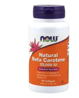 Vitamín A Now Betakarotén 25 000 I.U. 90 tabliet