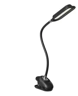 Lampy  08998L - LED+CCT stmievateľná stolná lampa s klipom CLIP 7,5W/230V čierna 08998L