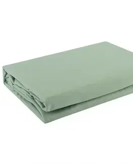 Bytový textil Prestieradlo bavlna 180x200 zelené