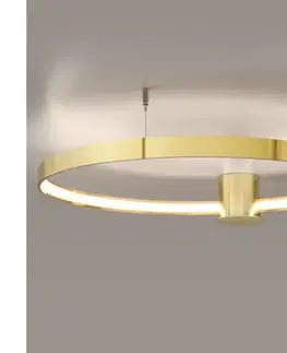 Svietidlá Thoro TH.252 - LED Stropné svietidlo RIO LED/50W/230V CRI90 3000K pr. 78 cm zlatá TH.252