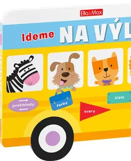 Nalepovačky, vystrihovačky, skladačky Ideme na výlet - Obrázková školička pre najmenších - Jennie Bradley,Jennie Bradley