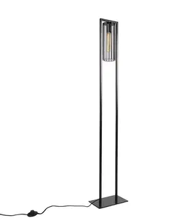 Stojace lampy Moderná stojaca lampa čierna - Balenco Wazo