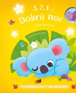Leporelá, krabičky, puzzle knihy 3,2,1 ... Dobrú noc: Zvieratká z divočiny - Ivona Ďuričová