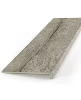 Schodové nášlapy Schodový nášľap / profil TOPSTEP Flex Dub sivý 1200 × 340 × 11 mm