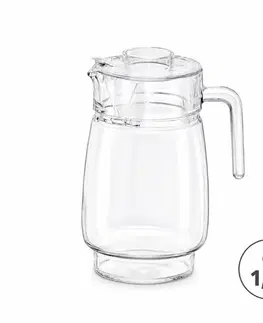 Poháre MAKRO - Krčah sklo s plastovým viečkom 1,5l