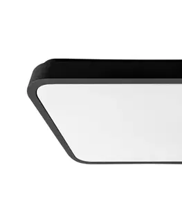 Svietidlá Brilagi-LED Kúpeľňové stropné svietidlo ZENNA LED/18W/230V 28,5x28,5 cm IP44 čierna BRW3094-18W/CR