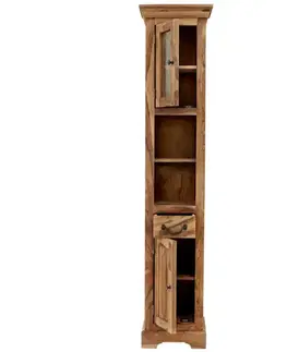 Kúpeľňový nábytok Skrinka do kúpeľne Jali 40x190x35 z indického masívu palisander
