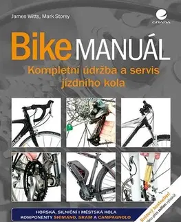 Beh, bicyklovanie, plávanie Bike manuál - James,Mark Storey
