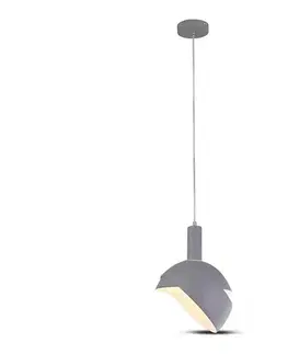 Svietidlá  Luster na lanku 1xE14/60W/230V šedá 3922