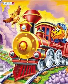 LARSEN puzzle Larsen Puzzle Puzzle Cirkus Vlak Larsen US14-ZZ