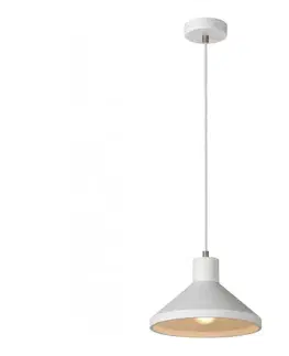 Svietidlá Lucide 35407/25/31 - Závesné svietidlo GIPSY 1xE27/40W/230V biele 35407/25/31