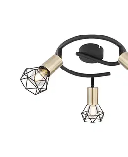 Svietidlá Globo 54802S-3AB - Bodové svietidlo XARA 3xE14/40W/230V 54802S-3AB