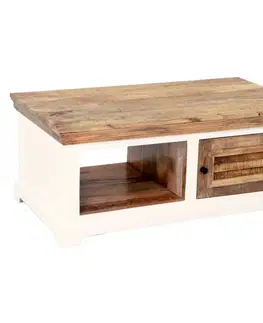 Konferenčné stolíky Konferenčný stolík Agni 110x45x60 indický masív mango
