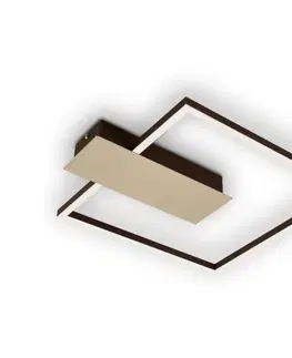 Svietidlá Briloner 3544-017 - LED Stmievateľné stropné svietidlo NICO LED/12W/230V zlatá 3544-017