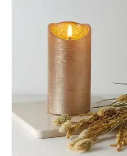 Vianočné dekorácie Eglo 411501 - LED Vianočná dekorácia FLAME LED/0,03W/2xAA béžová 411501