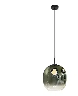Svietidlá Viokef Lighting Závesné svietidlo MIRROR 1xE27/14W/230V dýmovo zelené 4345500