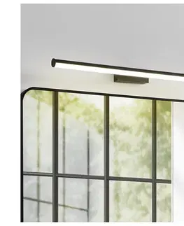 Svietidlá Eglo 901959 - LED kúpeľňové osvetlenie na zrkadlo VADUMI LED/14W/230V 78 cm IP44 čierna 901959