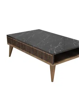 Konferenčné stolíky Konferenčný stolík Milan Walnut Black