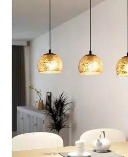 Svietidlá Eglo 98525 - Luster na lanku ALBARACCIN 3xE27/40W/230V 98525
