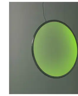 Svietidlá Artemide 1993310APP-LED RGBW Stm. luster na lanku DISCOVERY LED/59W/230V antracit 1993310APP