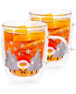 Hrnčeky a šálky 4Home Termo pohár Mug Santa Hot&Cool 270 ml, 2 ks