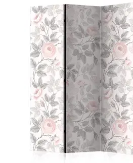 Paravány Paraván Watercolor Roses Dekorhome