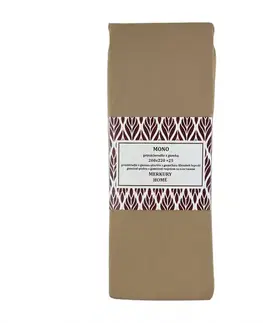 Bytový textil Napínacia plachta Mono bavlna biela 220x200 + 25 Merkury Home
