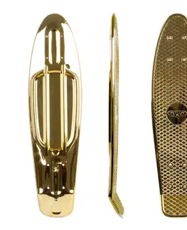 Skateboard dosky Doska pre pennyboard WORKER Mirria 22.5*6" zlatá