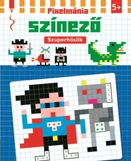 Pre deti a mládež - ostatné Pixelmánia színező - Szuperhősök