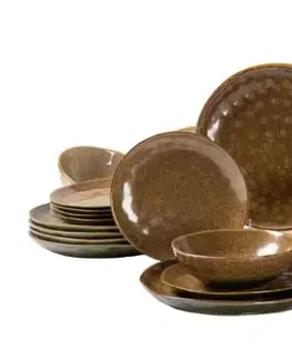 Taniere Kinekus Tanier sada 18-dielna OMBRES INSTA, GREEN BROWN