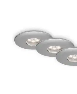 Svietidlá Briloner 7240-039 -SADA 3x LED Kúpeľňové podhľadové svietidlo LED/1,8W/230V IP44 7240-039