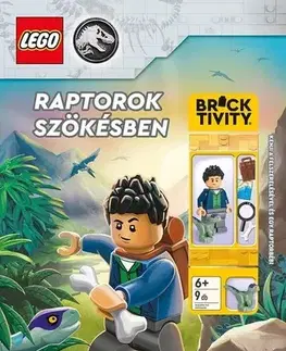 Pre deti a mládež - ostatné Lego Jurassic World: Raptorok szökésben - Kenji a felszerelésével és egy raptorbébi