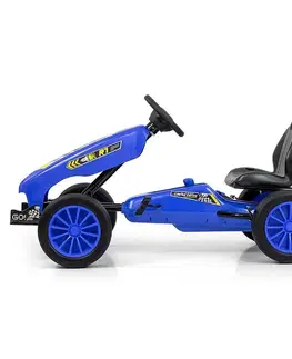 Detské vozidlá a príslušenstvo Milly Mally Štvorkolka Go-kart Rocket, modrá